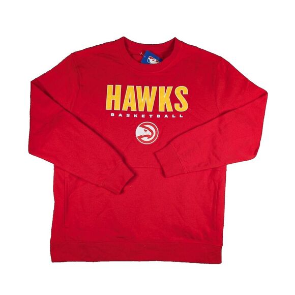 Men's NBA Atlanta Hawks Basketball‎ Pullover Crew Sweatshirt - XXL - Picture 1 of 5